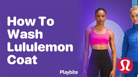 lululemon wash instructions